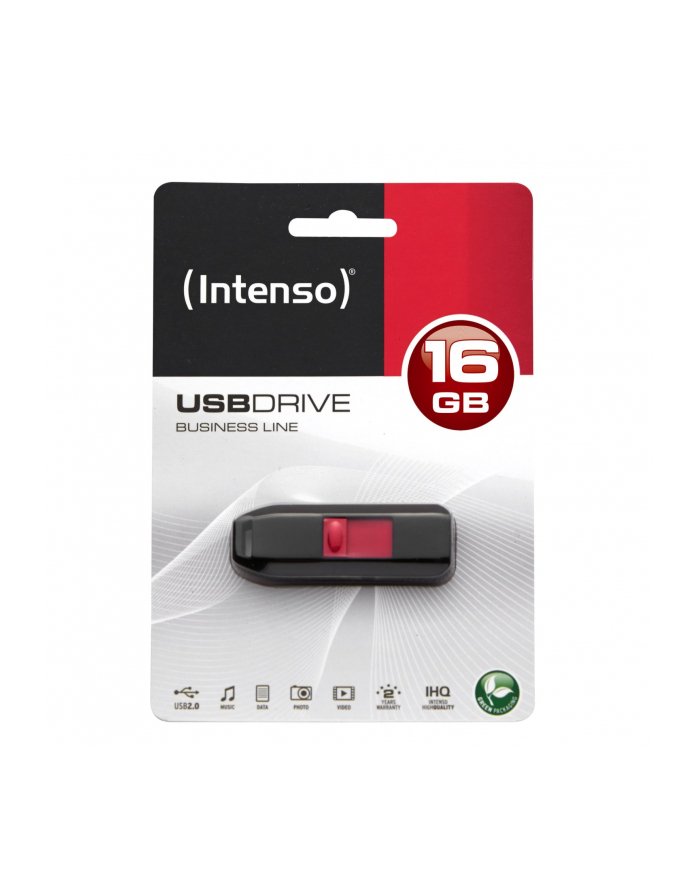 Intenso USB 16GB 6,5/28 Business Line black U2 3511470