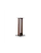 Głośniki - stojaki i akcesoria - Norstone Alva Plus Walnut/Black – eleganckie podstawki głośnikowe 68 cm Walnut - miniaturka - grafika 1