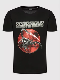 Koszulki męskie - Only & Sons T-Shirt Scorpions 22024237 Czarny Regular Fit - grafika 1