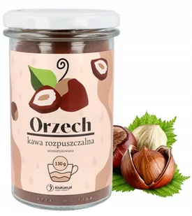 KruKam Kawa rozpuszczalna Orzech laskowy 130g - Kawa - miniaturka - grafika 1