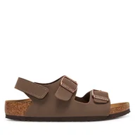 Buty dla chłopców - Sandały Birkenstock Milano As Kids 1029474 S Brązowy - miniaturka - grafika 1