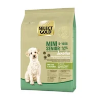 Sucha karma dla psów - SELECT GOLD Sensitive Mini Senior Kaczka z ziemniakami 1 kg - miniaturka - grafika 1