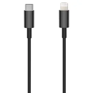 Setty kabel USB-C - Lightning 1,0 m 3A czarny - Kable USB - miniaturka - grafika 1