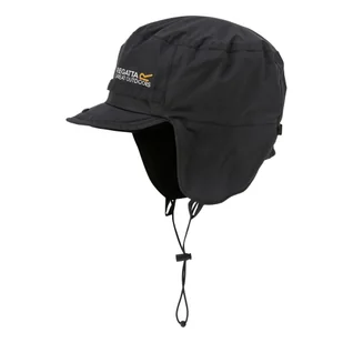 Regatta Męska Czapka Przeciwdeszczowa Padded Igniter Czarny, Rozmiar: S/M - Czapki damskie - miniaturka - grafika 1