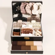 Ozdoby do włosów - TEMU Nowy zestaw akcesoriów do włosów dla kobiet, 123 szt. zawiera bezszewne spinki na koński ogon, - miniaturka - grafika 1