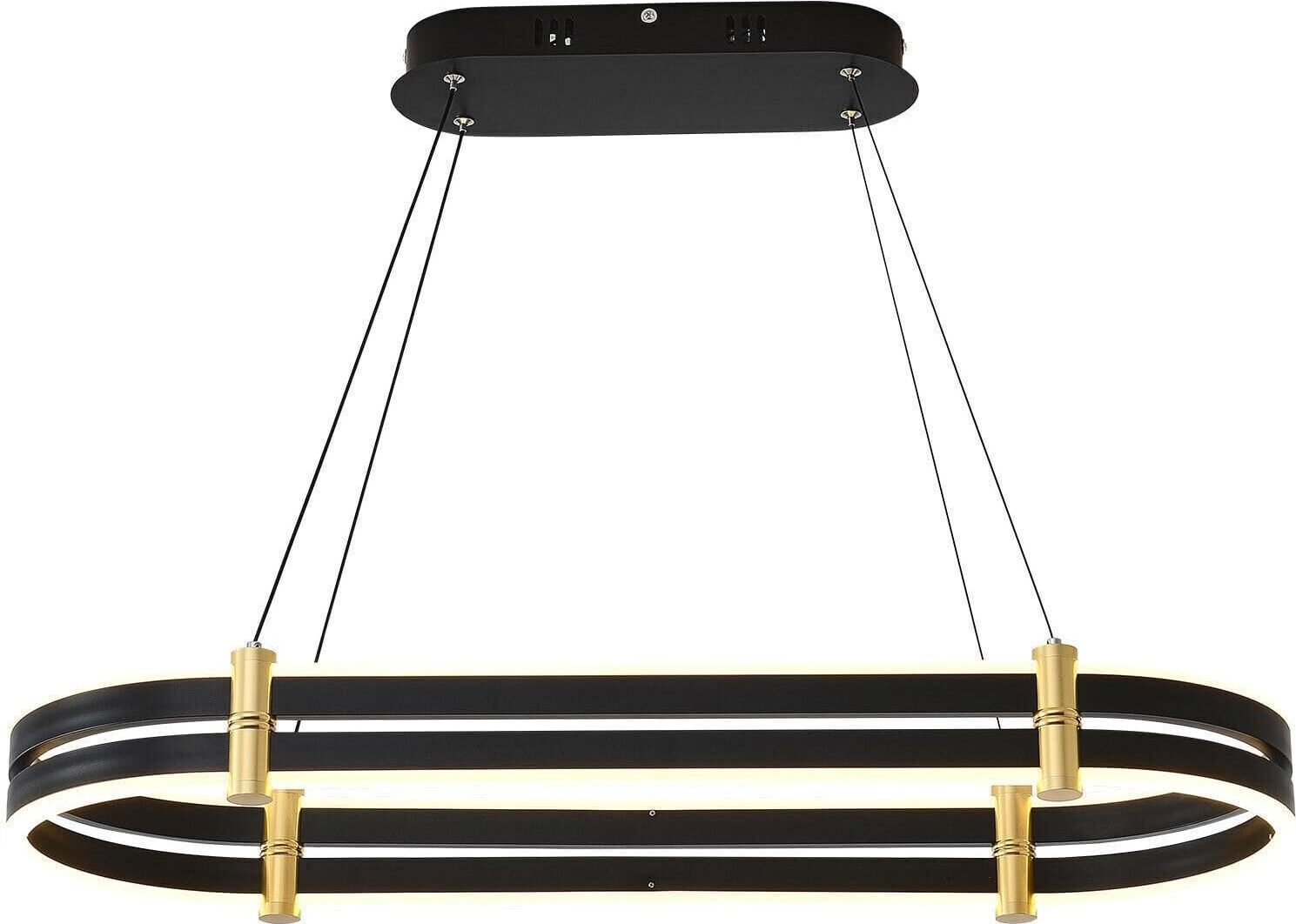 Lampa wisząca LED żyrandol ściemnialny stół jadalny lampa wisząca nowoczesna z reflektorem lampa do jadalni pilot zdalnego sterowania