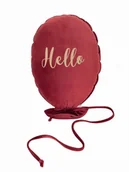 Wyposażenie pokoiku dziecięcego - Balon Dekoracyjny Delux Carmin Red - miniaturka - grafika 1