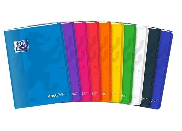 Zeszyt B5 60 kartek linia z marginesem Easybook 3w1 8 sztuk