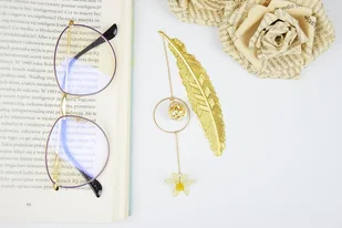 Zakładka do książki - zerwany kwiat 7 - Zakładki do książek - miniaturka - grafika 1