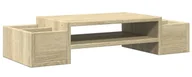 Biurka - Elior Skandynawska nadstawka na biurko dąb sonoma F9-N89 - miniaturka - grafika 1