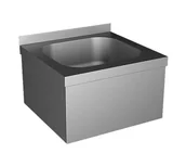 Zlewy i komory gospodarcze - Sanela Zlewozmywaki ze stali nierdzewnej - Zlew ze stali nierdzewnej 465x440 mm z okładziną SLUN 03 - miniaturka - grafika 1