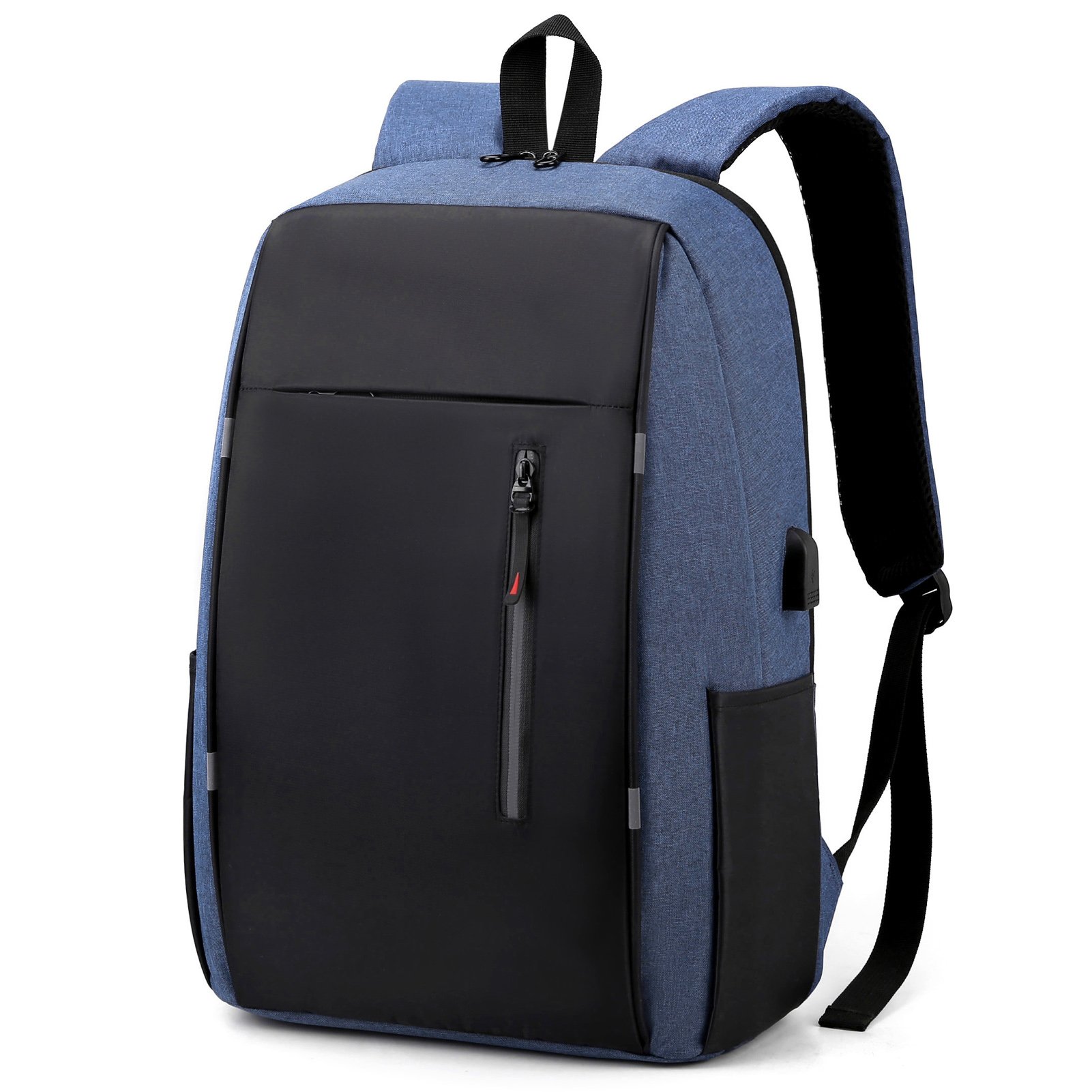 Plecak na laptopa z portem USB damski męski plecak na laptopa na uczelnię, podróże służbowe, pasuje do 15,6 cala