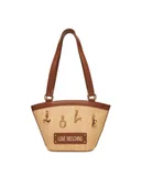 Torebki damskie - LOVE MOSCHINO Torebka JC4284PP0MKN110A Brązowy - miniaturka - grafika 1