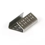 Akcesoria do pakowania - B2B Partner Blaszane zapinki XL do taśm PP, 16 mm, 1600 szt. 588.2052.0 - miniaturka - grafika 1