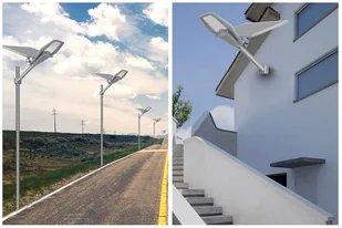 LAMPA SOLARNA ULICZNA LED 120W CZUJNIK RUCHU PILOT VOLT POLSKA - Lampy ogrodowe - miniaturka - grafika 9