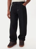Spodnie męskie - DC Shoes Jeansy Worker Baggy Denim Rbt ADYDP03079 Czarny Baggy Fit - miniaturka - grafika 1