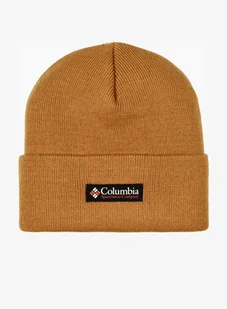 Czapka zimowa Columbia City Trek Heavyweight Beanie - camel brown - Czapki męskie - miniaturka - grafika 1