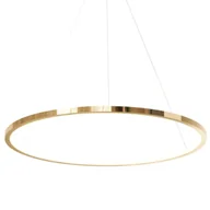Lampy sufitowe - Ringowy żyrandol do jadalni PL0150-GD LED 35W 3000-4000K złota - miniaturka - grafika 1