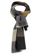 Apaszki i szaliki męskie - FYNCH-HATTON Szal w kolorze antracytowo-oliwkowym - miniaturka - grafika 1