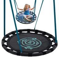 Huśtawki - TP Toys Duża Huśtawka Ogrodowa Dla Dzieci Wygodna Duża Bocianie Gniazdo 85cm. - miniaturka - grafika 1