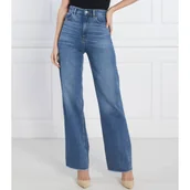 Spodnie damskie - BOSS BLACK Jeansy MODERN WIDE 4.0 | flare fit - miniaturka - grafika 1