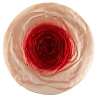 Miski i półmiski - Talerz do ciasta Półmisek szklany 34 cm AMANDA Red - miniaturka - grafika 1
