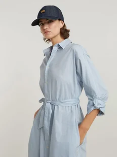 G-Star Sukienka koszulowa w kolorze błękitnym - Sukienki - miniaturka - grafika 1