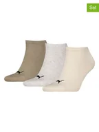 Skarpetki męskie - Puma Skarpety (3 pary) w kolorze biało-beżowo-kremowym - miniaturka - grafika 1