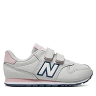 Buty dla dziewczynek - Sneakersy New Balance PV500FGP Szary - miniaturka - grafika 1