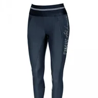 Bryczesy - Pikeur Bryczesy GIA Athleisure pełny lej silikonowy - navy - miniaturka - grafika 1