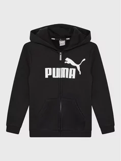 Odzież sportowa dziecięca - Puma Bluza Essentials Big Logo 586967 Czarny Regular Fit - grafika 1