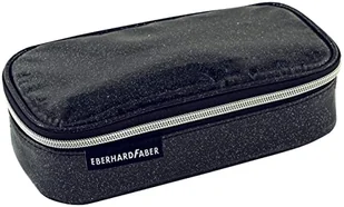 Eberhard Faber 577587 - Piórnik w kolorze brokatowego antracytu, piórnik z zamkiem błyskawicznym, główną przegrodą i wewnętrzną klapką z pętelkami na długopisy, do szkoły - Piórniki - miniaturka - grafika 1
