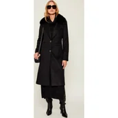 Płaszcze damskie - GUESS Płaszcz KAROLE z dodatkiem wełny - miniaturka - grafika 1