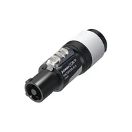 Gniazdka elektryczne - Neutrik NAC3FXXB-W-S IP20 PowerCon złącze zasilania - miniaturka - grafika 1