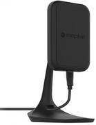 Akcesoria do tabletów i e-booków - Mophie Uchwyt Magnetyczny biurkowy z ładowaniem bezprzewodowym Qi Mophie Charge Force Desk Mount 3454_WRLS-DESK-BLK - miniaturka - grafika 1