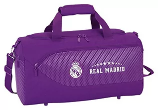 Torby sportowe - safta Safta Real Madrid podróż skarpety torba sportowa i na zewnątrz, 50 x 25 x 25 cm, 40 litrów, lila 047149 - grafika 1