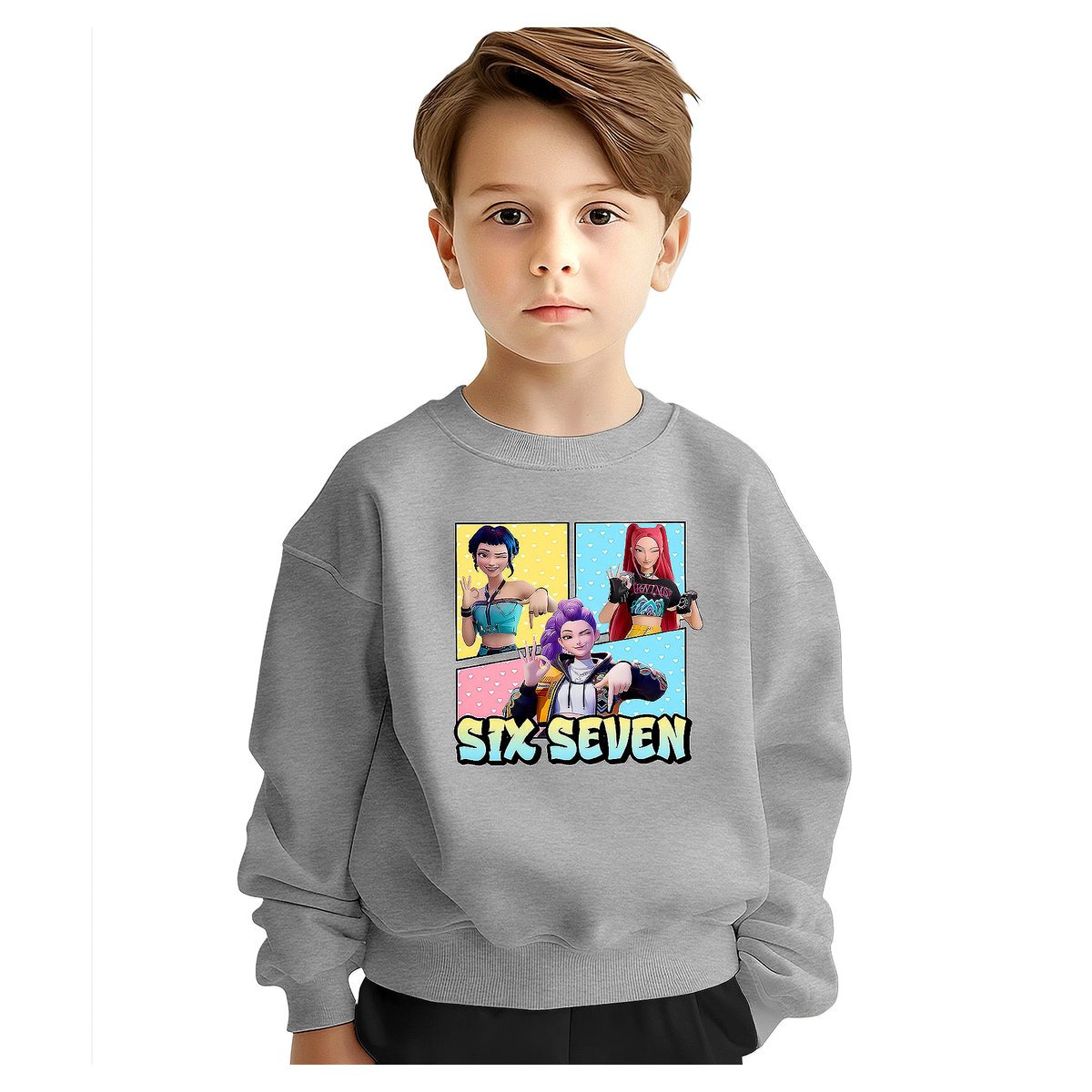 BLUZA DZIECIĘCA 67 SIX SEVEN VIRAL HUNTRIX 134-140 DLA CHŁOPCA DZIEWCZYNKI