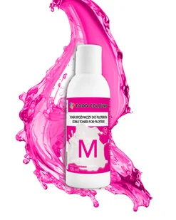 Tusz do ploterów- Magenta 100 ml Food Colours - Dodatki do ciast w proszku - miniaturka - grafika 1