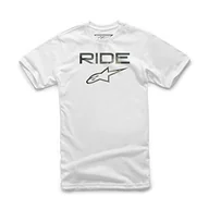 Koszulki męskie - Alpinestars T-shirt męski, Biały (biały 20), S - miniaturka - grafika 1