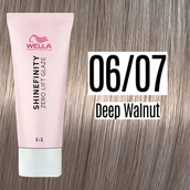 Farby do włosów i szampony koloryzujące - Wella Shinefinity Zero Lift Glaze, farba półtrwała do włosów, 06/07 brown, 60ml - miniaturka - grafika 1