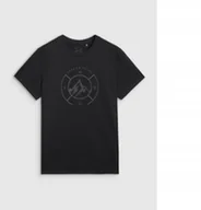 Koszulki męskie - 4F T-SHIRT MĘSKI M3138 GŁĘBOKA CZERŃ S - miniaturka - grafika 1