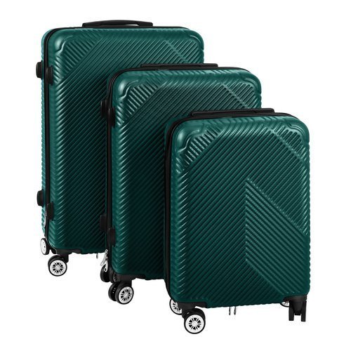 ND12_19114 Zestaw walizek 3w1- zielone Trizand 27672 5900779964433