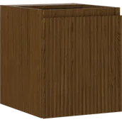 Szafki łazienkowe - Mexen Rivel szafka łazienkowa podumywalkowa 40 cm, 1 drzwi, ryflowana, orzech - 91A21-04047-1-BF86 - miniaturka - grafika 1