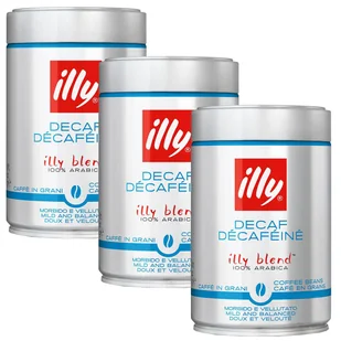 Illy Decaffeinato - Włoska kawa bezkofeinowa ziarnista, 100% Arabica 250g 3 szt - Kawa - miniaturka - grafika 1