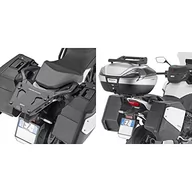 Kufry i sakwy motocyklowe - Aluminiowy bagażnik Topcase do Monokey, czarny - miniaturka - grafika 1