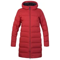 Kurtki i kamizelki sportowe damskie - Damski płaszcz puchowy Hannah Gaia Rozmiar: L / Kolor: czerwony - miniaturka - grafika 1