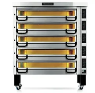 Piece, kotły  i płyty grzejne gastronomiczne - Pizza Master PM 745ED - Piec do pizzy 5-komorowy sterowany elektronicznie - miniaturka - grafika 1