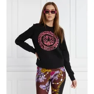 Bluzy damskie - Just Cavalli Bluza | Regular Fit - miniaturka - grafika 1