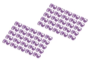 Digitus A-CC-VI akcesorium kablowe Klips do kodowania kolorami - Adaptery i przejściówki - miniaturka - grafika 1