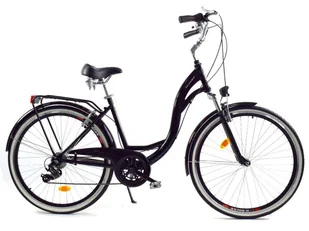 Rower Dallas City Alu 26" 7spd - czarny - Rowery - miniaturka - grafika 1